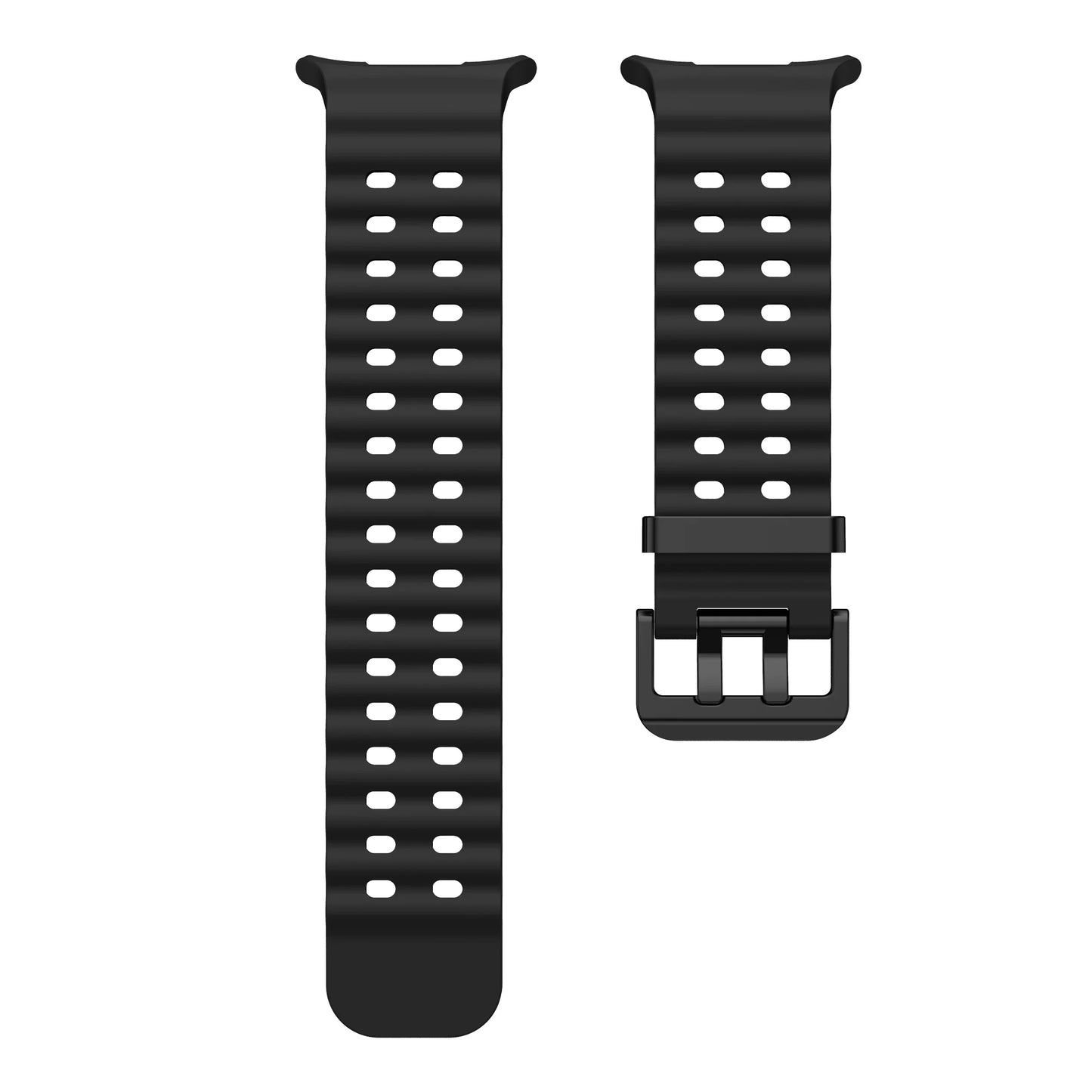 Marine Band For Samsung Galaxy Watch Ultra 47mm Sports Silicone Strap Bracelet For GalaxyWatch Ultra Watchband Accessories