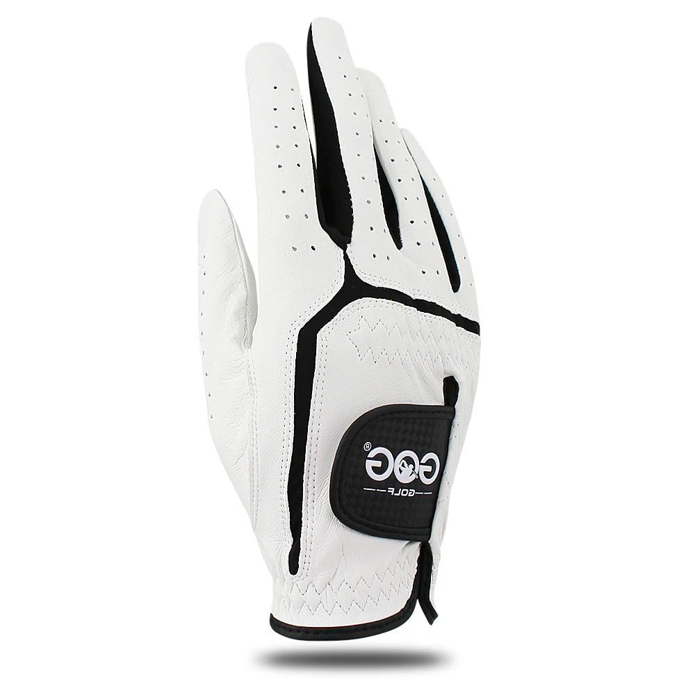GOG Golf glove Genuine sheepskin leather for men white Breathable glove for golfer 1 pc new dropship