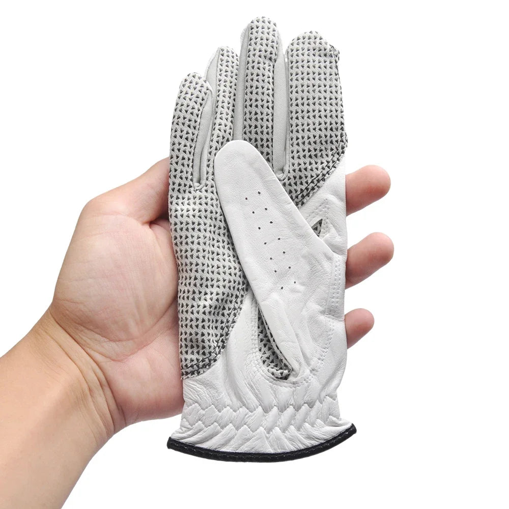 PGM Golf Gloves,Men’s Left Right Hand Soft Breathable Sheepskin Sport Gloves,Slip-resistant Golf Male Training Accessories