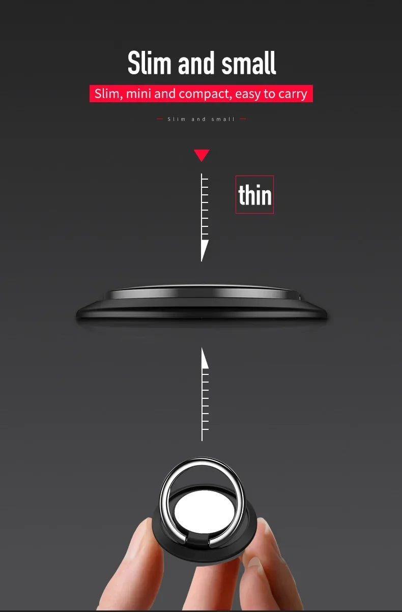 Universal Finger Ring Holder Stand Mobile Phone Luxury Rotatable Phone Back Sticker Holder  for IPhone Samsung Xiaomi