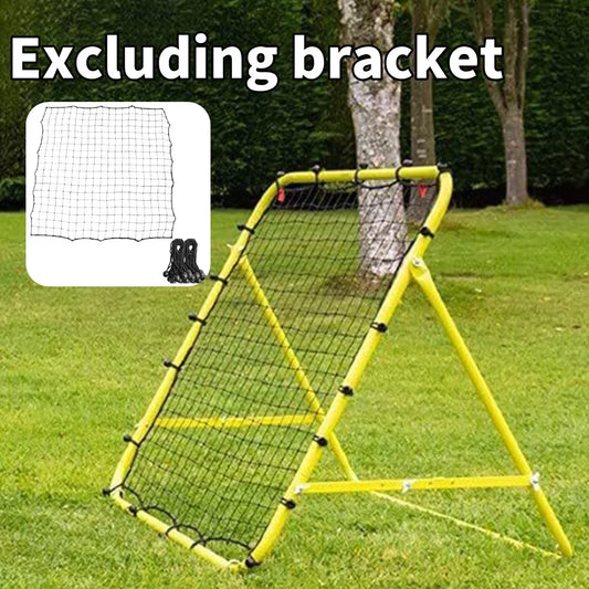 Soccer Rebounder Net with 20 Elastic Ropes Soccer Bounce Back Net Rebound Net Training Aid for Kids Teens & Adults