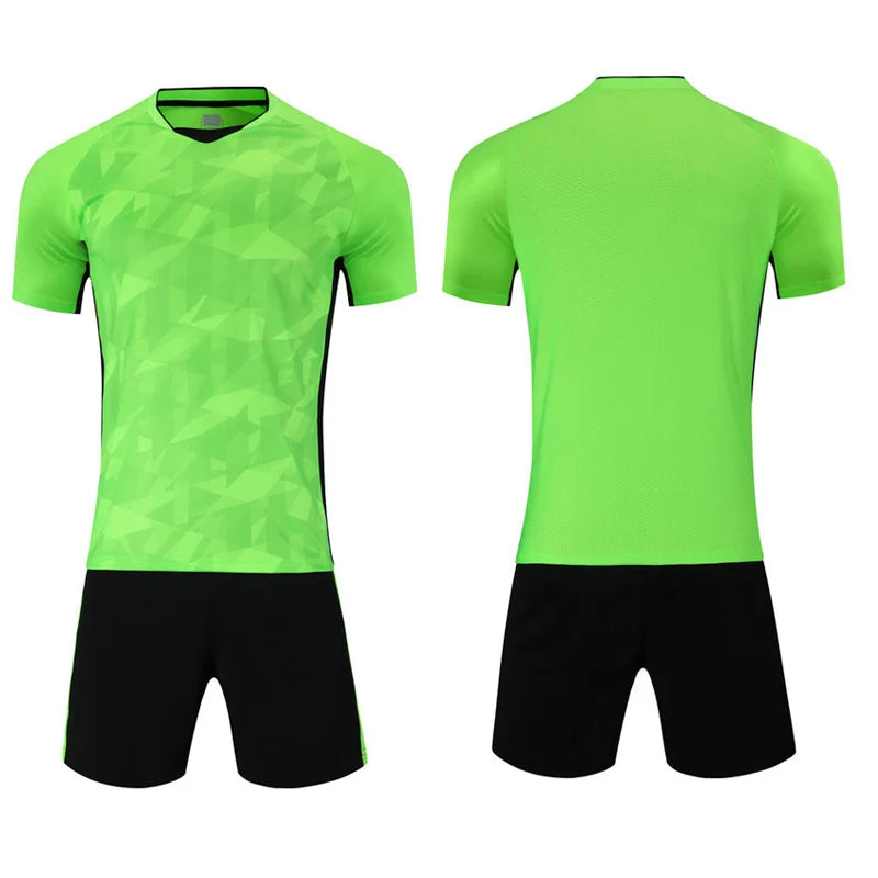 Adult Kid Football Jersey Men Customize Soccer Uniform Sports Shirt Women Futsal Sportswear Child Team Training Tracksuit Outfit