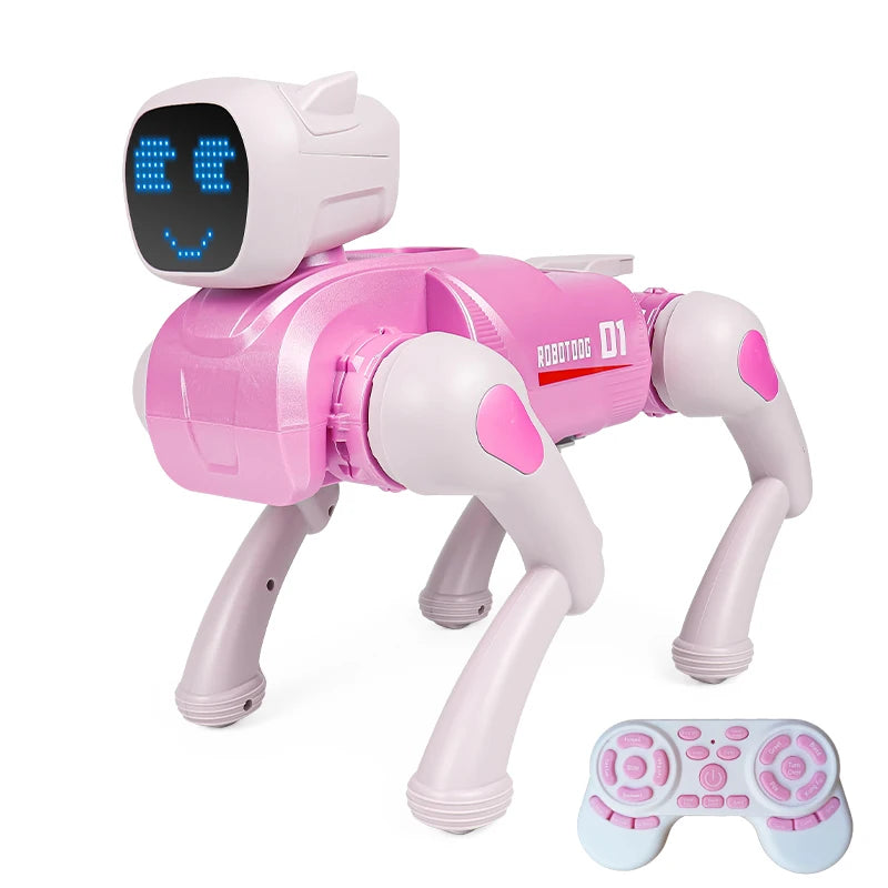 New model robot dog, intelligent remote control, children's remote control toy, stunt mechanical pet dog, children's gift