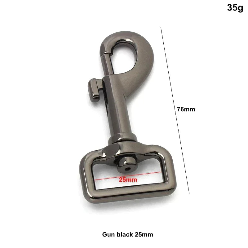 Dog Leash Clip Pets Carabiner Auto Locking Carabiner With Swivel Rotating Ring For Outdoor Keychain Pet Leash Hook Accessories