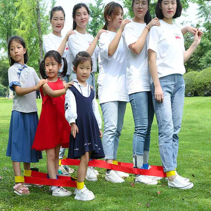 Game Giant Footsteps Team Collaboration Balance Touch Training Fun Sports Games Props 3-6 People Children's Outdoor Sports Toys
