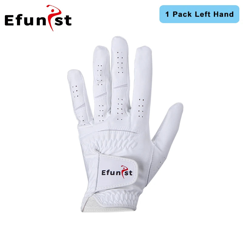 Golf Gloves Men's Glove Left/Right Hand 2 color Soft white Dark Grey Swing Putting Training particles Breathable Namib Gloves