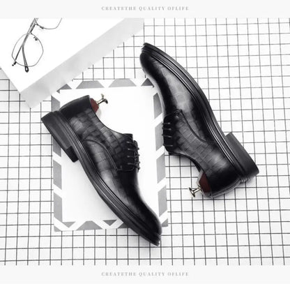 Men's Leather Formal Shoes, Genuine Leather Upper, Spring Autumn