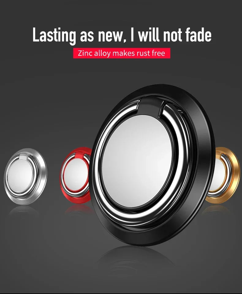 Universal Finger Ring Holder Stand Mobile Phone Luxury Rotatable Phone Back Sticker Holder  for IPhone Samsung Xiaomi