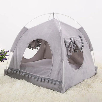 Cat Tent Bed For Kitten And Small Dogs Cave Style Pet House