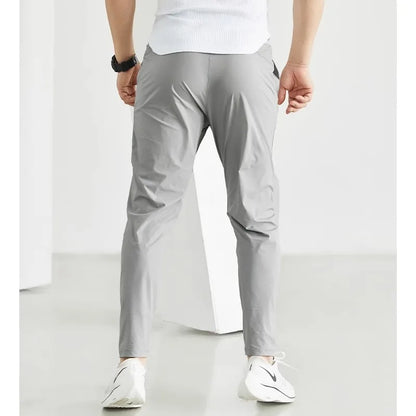 Men's Running Pants Polyester Quick Dry Breathable Thin Joggers