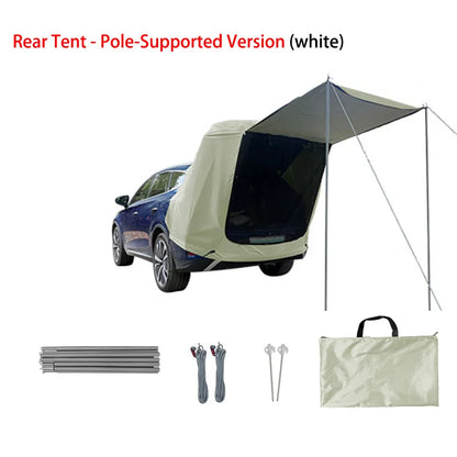 Car Rear Extension Tent With Canopy For Outdoor Camping