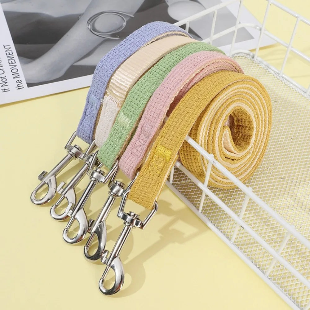 Adjustable Cat Dog Harness with Lead Leash Small Dogs Walking Puppy Dogs Collar Polyester Pet Accessories Chest