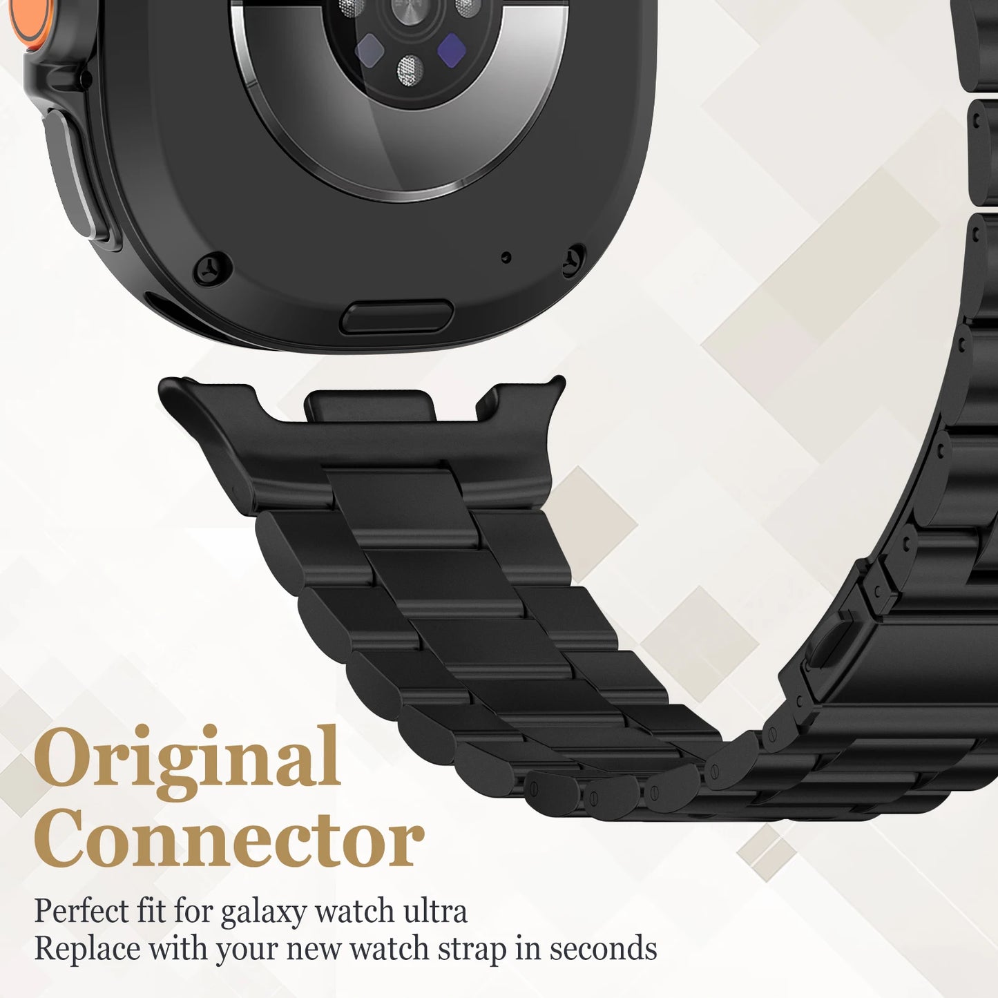 Stainless Steel Strap For Samsung Galaxy Watch 8 classic 46mm Metal Watchband Bracelet Correa For Samsung Watch 8 40mm 44mm band