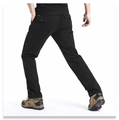 Men's Cargo Pants With Multiple Pockets Ankle Length Casual Outdoor