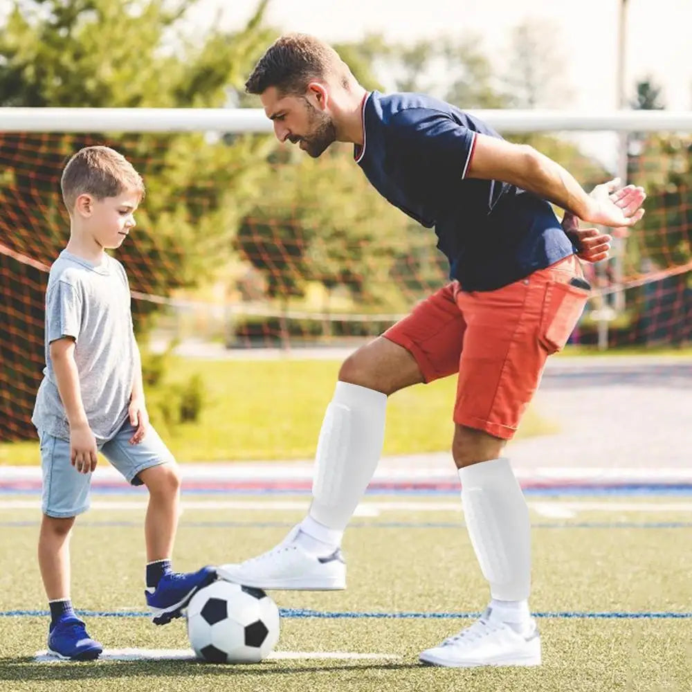 Leg Sleeves Shin Guards Shockproof Honeycomb Support Sock Ski Shin Protector Soccer Gear Soccer Shield Sports Legging Sleeves