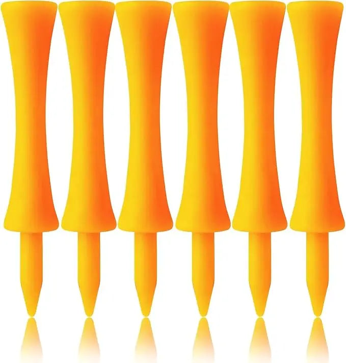 Plastic Golf Castle Tees Step Down Unbreakable Mixed or Same Height Value 50 Pcs, 2 3/4, 2 1/4, 2, 1 3/4, 1 1/2 Inch Length