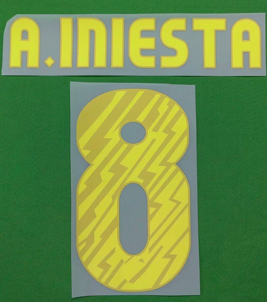 Retro Soccer Nameset #10 SUPER STAR Printing CUSTOMIZE NAME NUMBER Heat Transfer Soccer Patch Badge