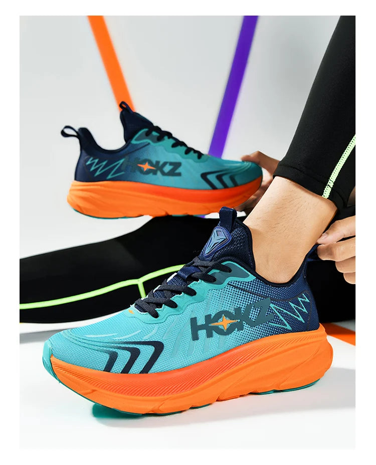 Carbon Plate Air Cushion Running Shoes Unisex Cushioned Walking Shoes