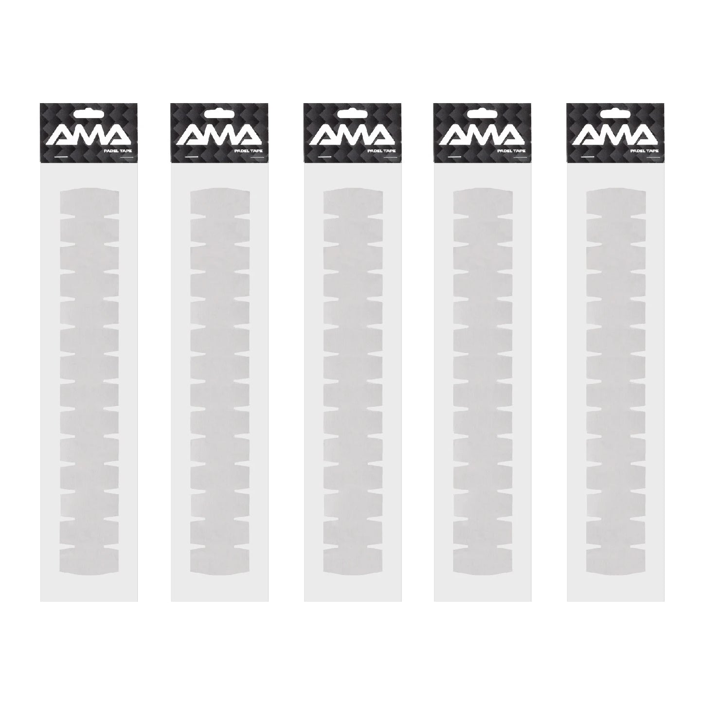 AMA SPORT Padel Racket Protection Tape Pack of 1/2/6 Edge Protector Durable & Easy to Replace Transparent Padel Protector