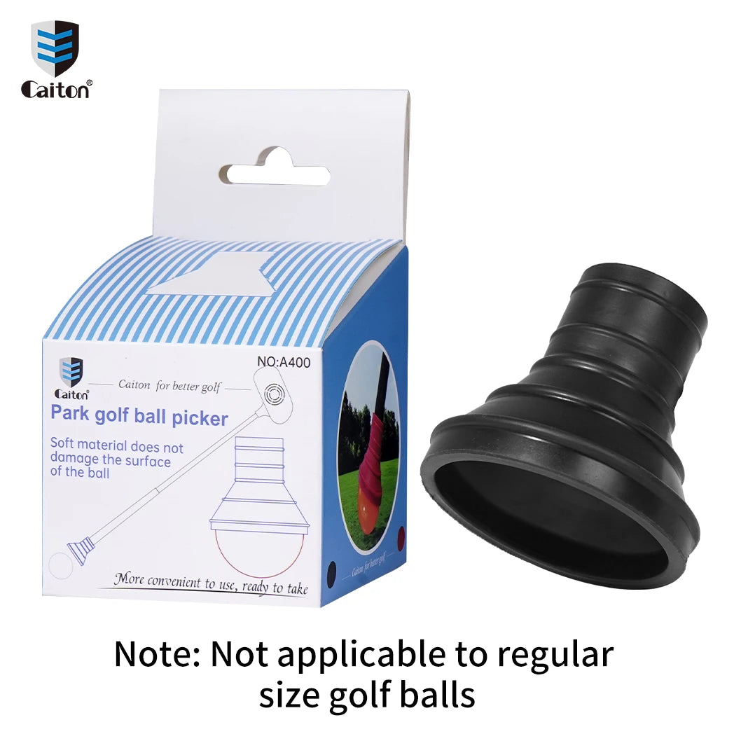 Caiton Park Golf Ball Retriever, Soft Rubber, Effortless Pickup, No Bending, Quick & Easy Installation, Essential Golf Accessory