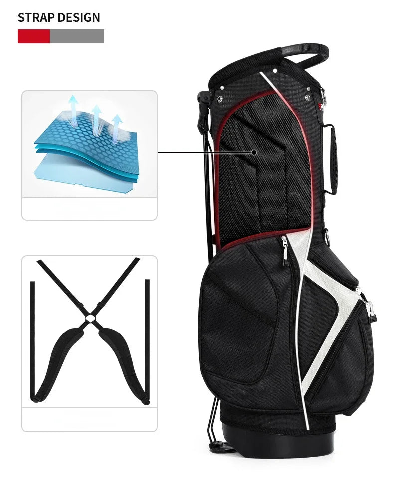 PGM Golf Bag Men Women 14 Pin Lightweight Shoulder Stand Bags QB146