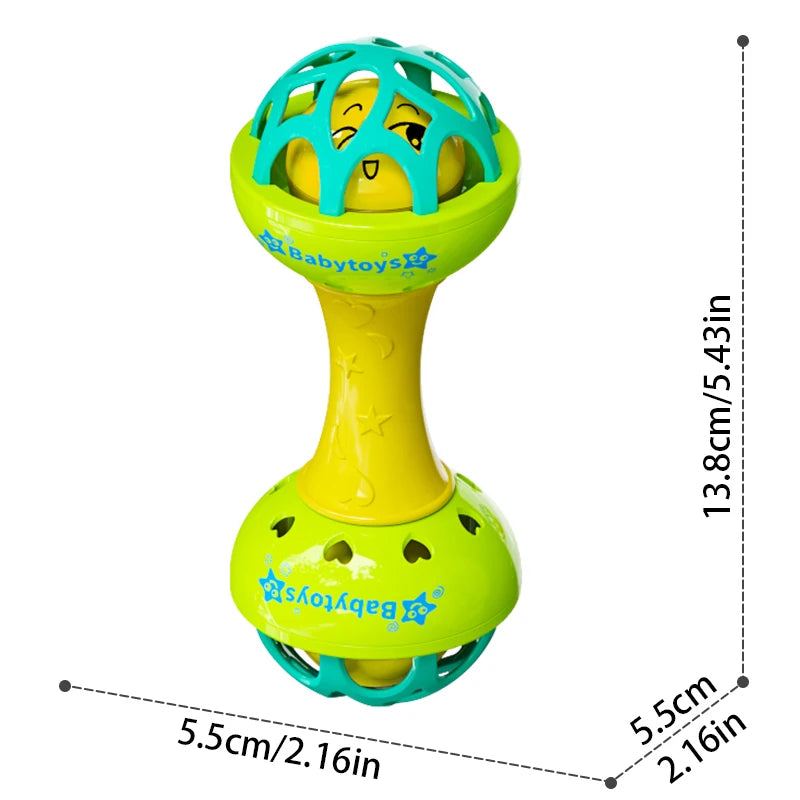 3/1pcs Baby Rattles 0 12 Months Baby Educational Toys Shaker Grab Spin Set Sensory Educational Newborn Gift for Infant Boy Girls