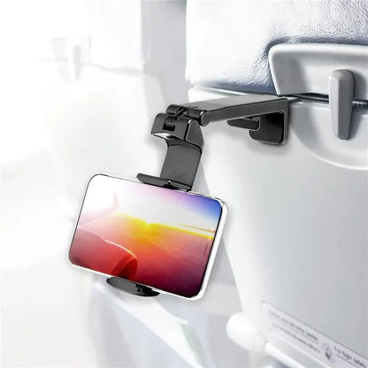 Airplane Phone Holder 360 Degree Rotating Collapsible Selfie Mount