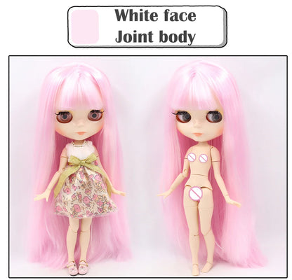 1/6 Scale Ball-Jointed Doll Body, White Skin, ABS, 30cm