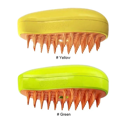 3 In 1 Steam Pet Brush Detangling Grooming Tool For Dogs And Cats