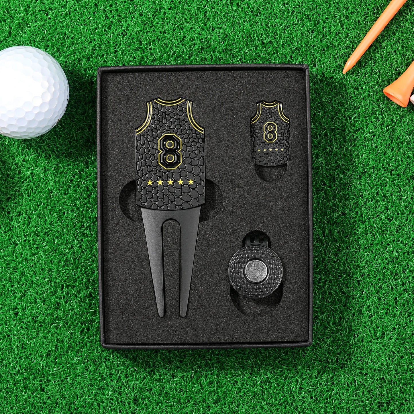 1 Pcs  Golf Ball Marker Putting Green Pitch Fork Groove Cleaner Golf Pitchfork Golf Divot Tool