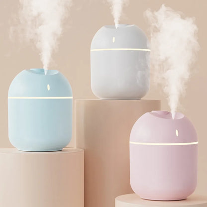 270ml USB Air Humidifier With Cool Mist Aroma Diffuser LED Night Light
