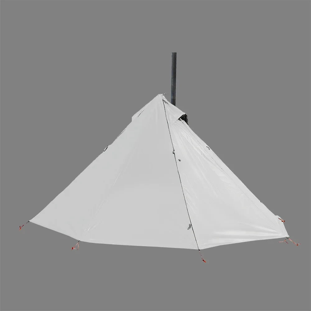 Hot Tent With Chimney Window Ultralight Double Layer Tipi Teepee 1 Person