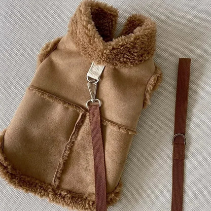 Dog Vest Jacket Cotton Autumn Winter For Small And Medium Dogs