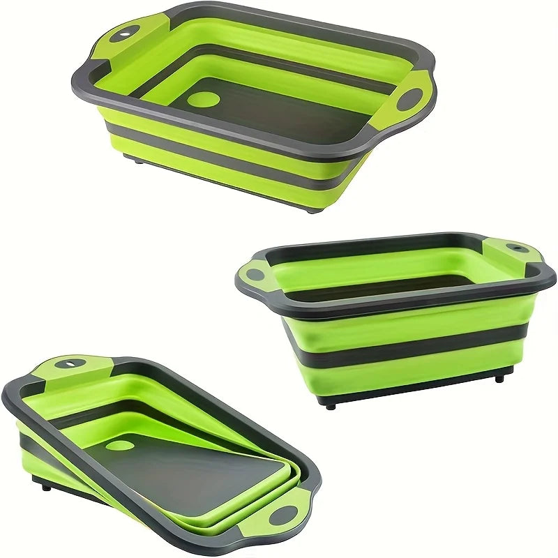 Foldable Portable Basin With Built In Sink And Storage