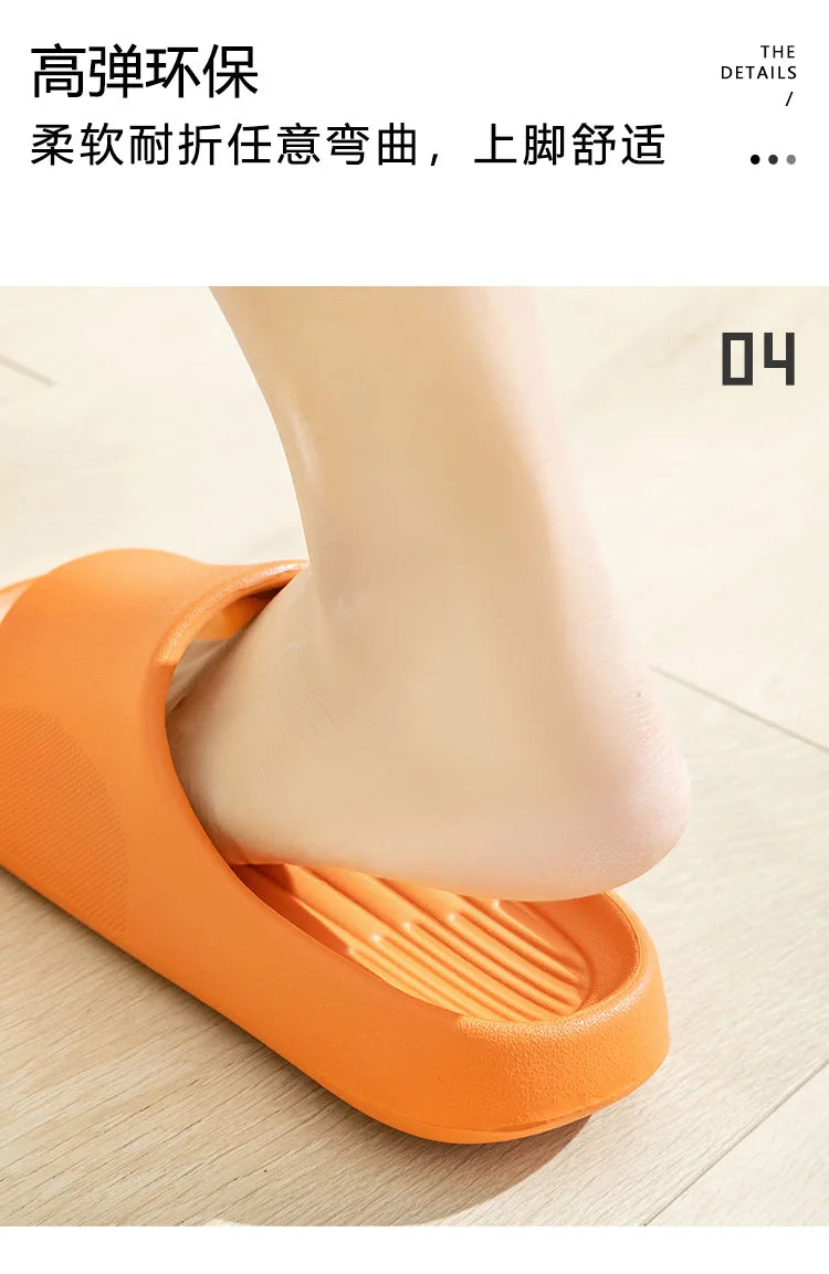 Big Size 47 48 50 Men Summer Slippers Indoor EVA Women Slipper Sandals Bathroom Flip Flops Bedroom Flat Slides