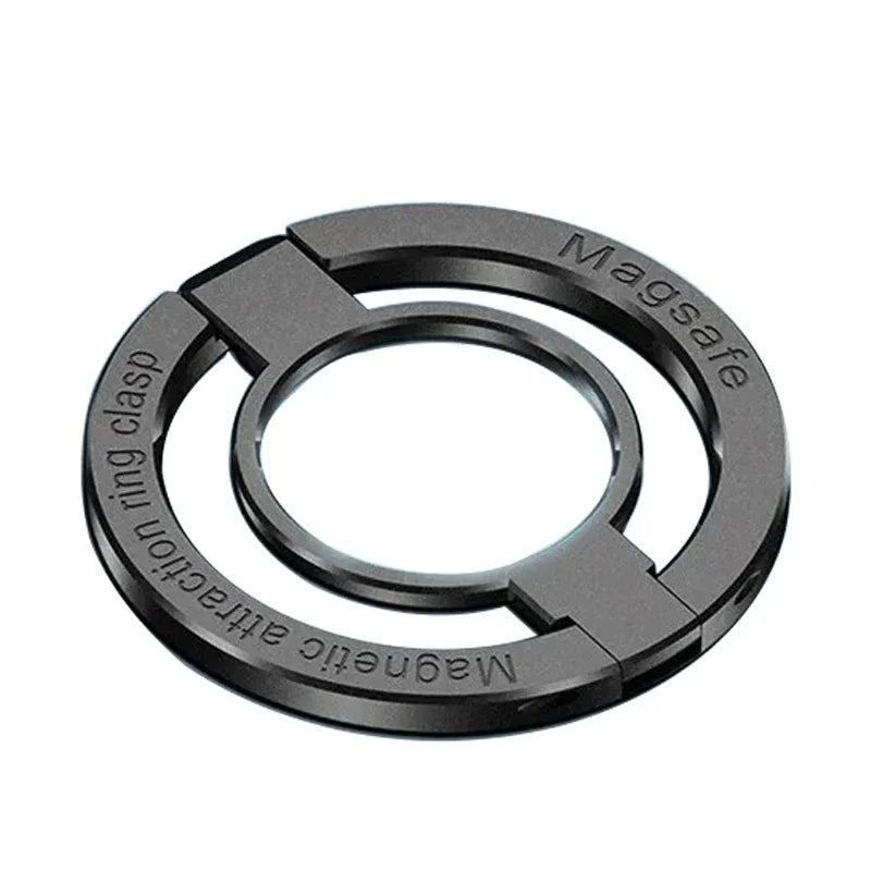 Magnetic Ring Phone Stand series Alloy Desk Buckle Holder Magsafe Foldable Removable Mobile Phone Bracket for iphone 15 14 13 12