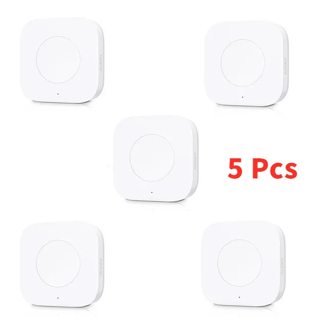 Aqara Sensor Smart Wireless Mini Switch Key Zigbee Connection Remote One Key Control Button Home Security Mihome Homekit