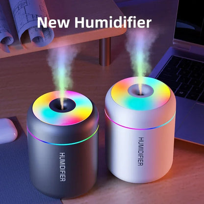 180ml Mini USB Humidifier Aroma Diffuser With Lights For Car And Home