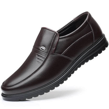 Men's Leather Riding Boots Size Large Low Heel Cowhide