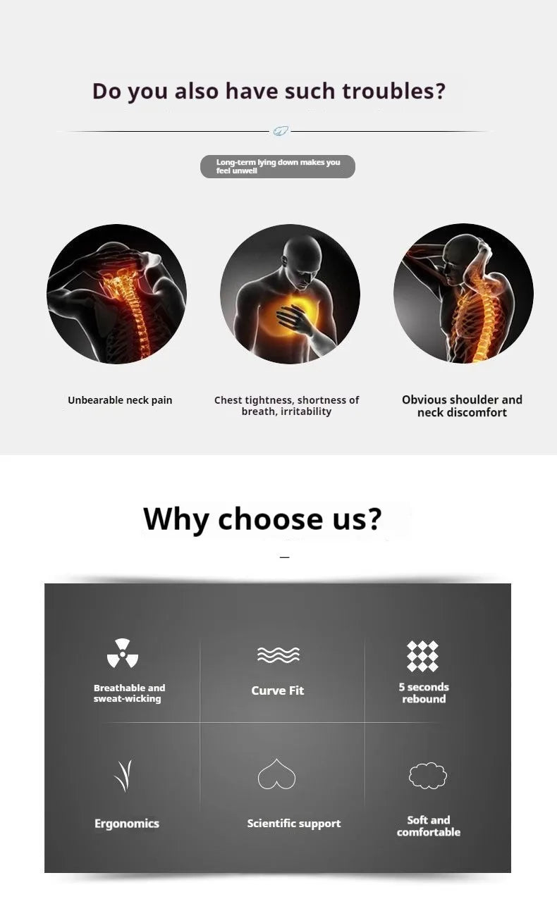 Upgraded Memory Foam Headrest Attachment For Office Chair Adjustable Height Angle Elastic Head Pillow Neck Support Rest Cushion