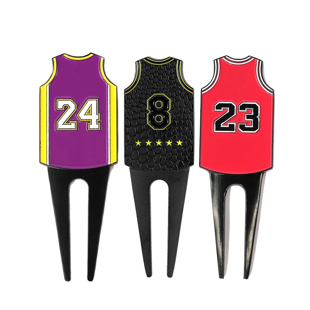 1 Pcs  Golf Ball Marker Putting Green Pitch Fork Groove Cleaner Golf Pitchfork Golf Divot Tool