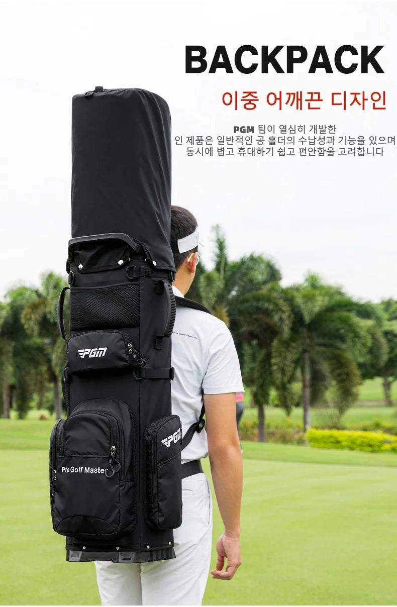PGM Golf Bags Backpack Design Clubs Bag 2kg Ultra Lightweight Portable Fixed Insert Waterproof Accessories QB144