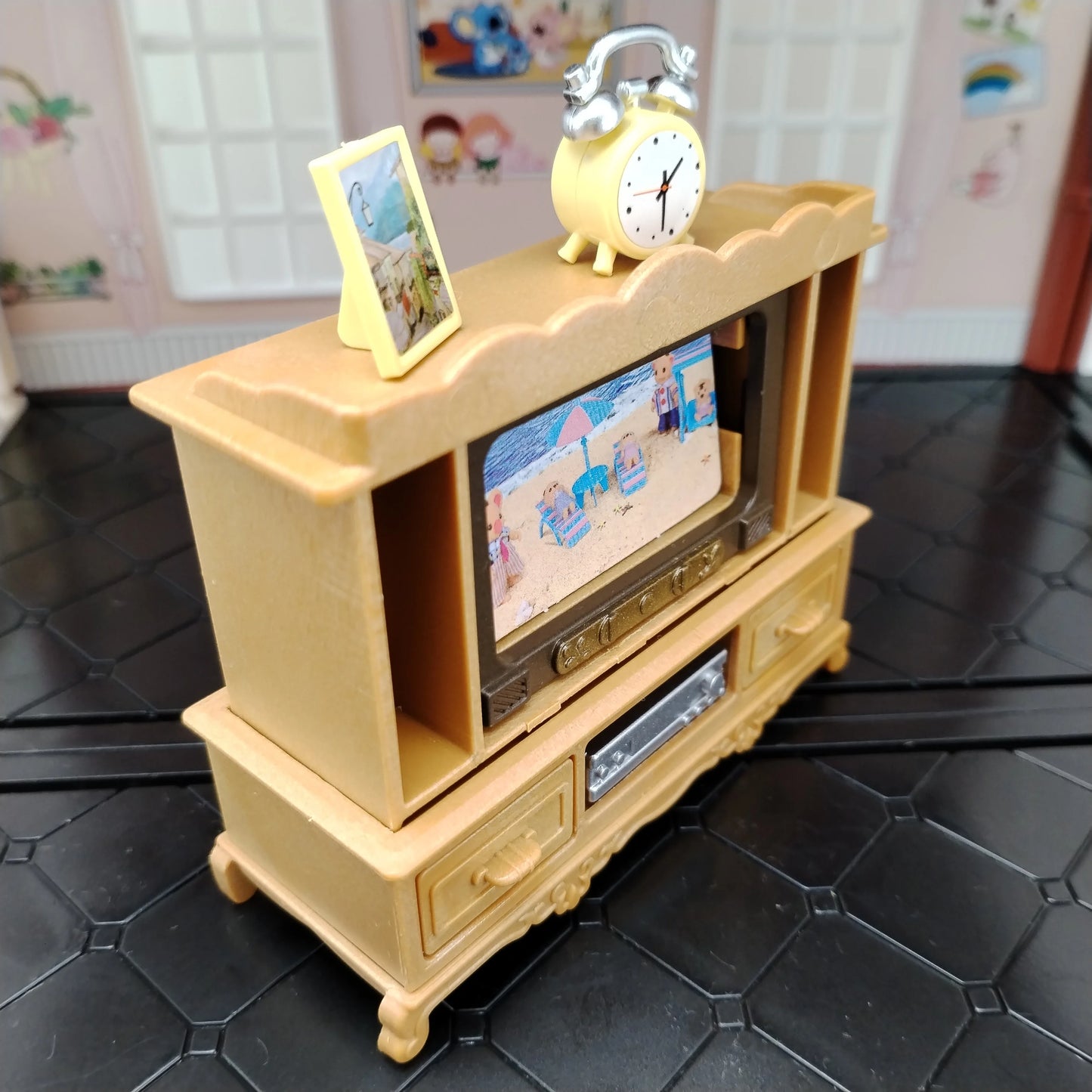miniature items dollhouse furniture accessories living room bedroom supermarket shopping games family interaction doll kids toys