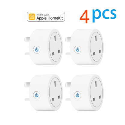 20A WiFi Smart Socket UK Plug 3-Pin With Energy Monitoring And Timer