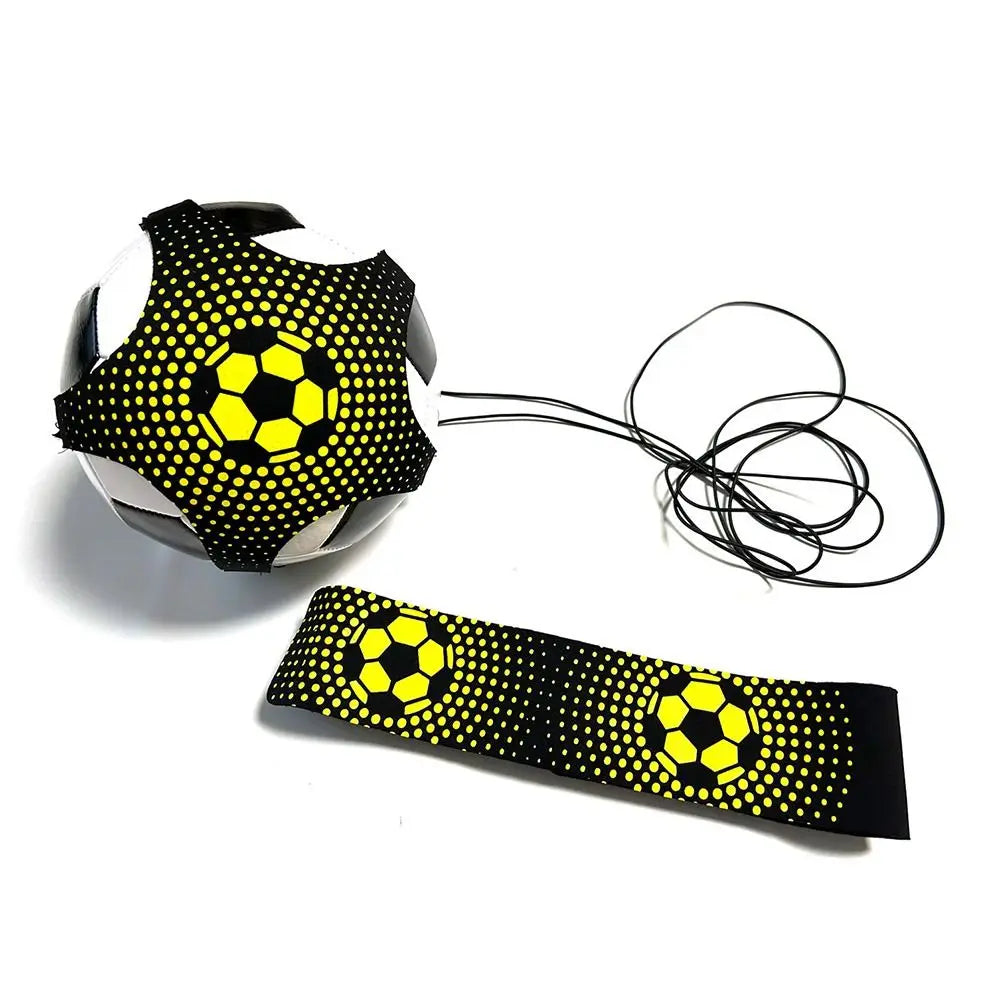 Elastic Belt Soccer Ball Juggle Bags Kicking Durable Football Training Equipment Portable Adjustable Soccer Trainer Belt