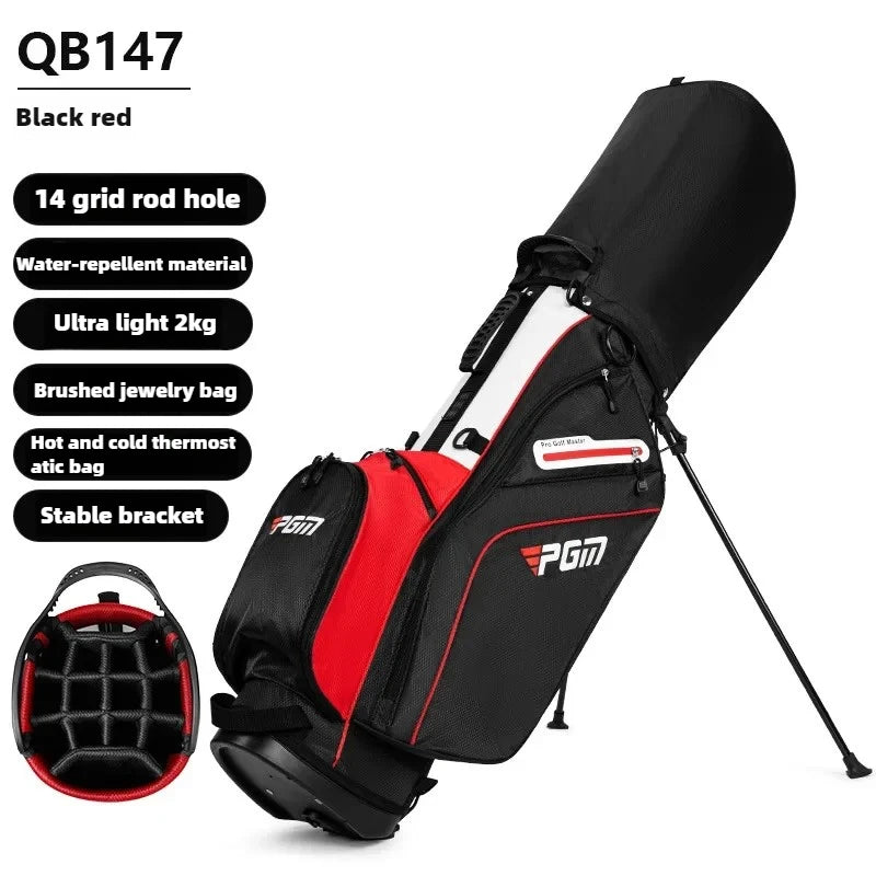 PGM Golf Bags Men Women 14 Insertion Lightweight Portable Shoulder Strap Bracket Bag QB147
