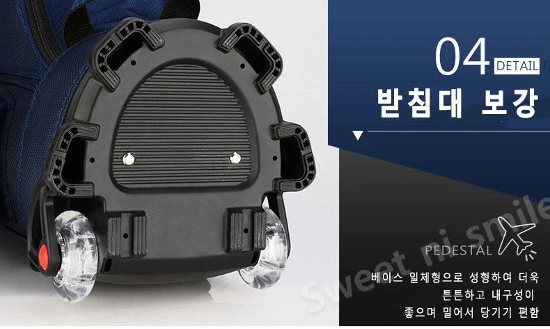 PGM Golf Bag with Wheels Ultra-light Sport Standard Golf Bags Large Capacity Golf Aviation Ball Storage Multifunctional QB069