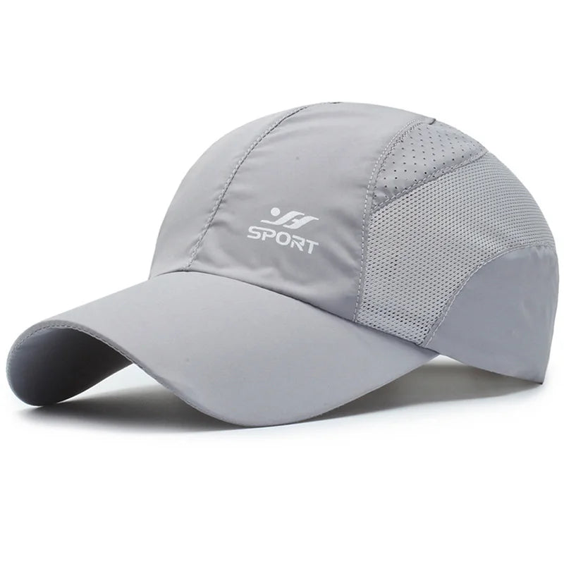 Quick Drying Adjustable Baseball Cap - Breathable Sun Protection For Outdoor Golf Fishing Running Sports