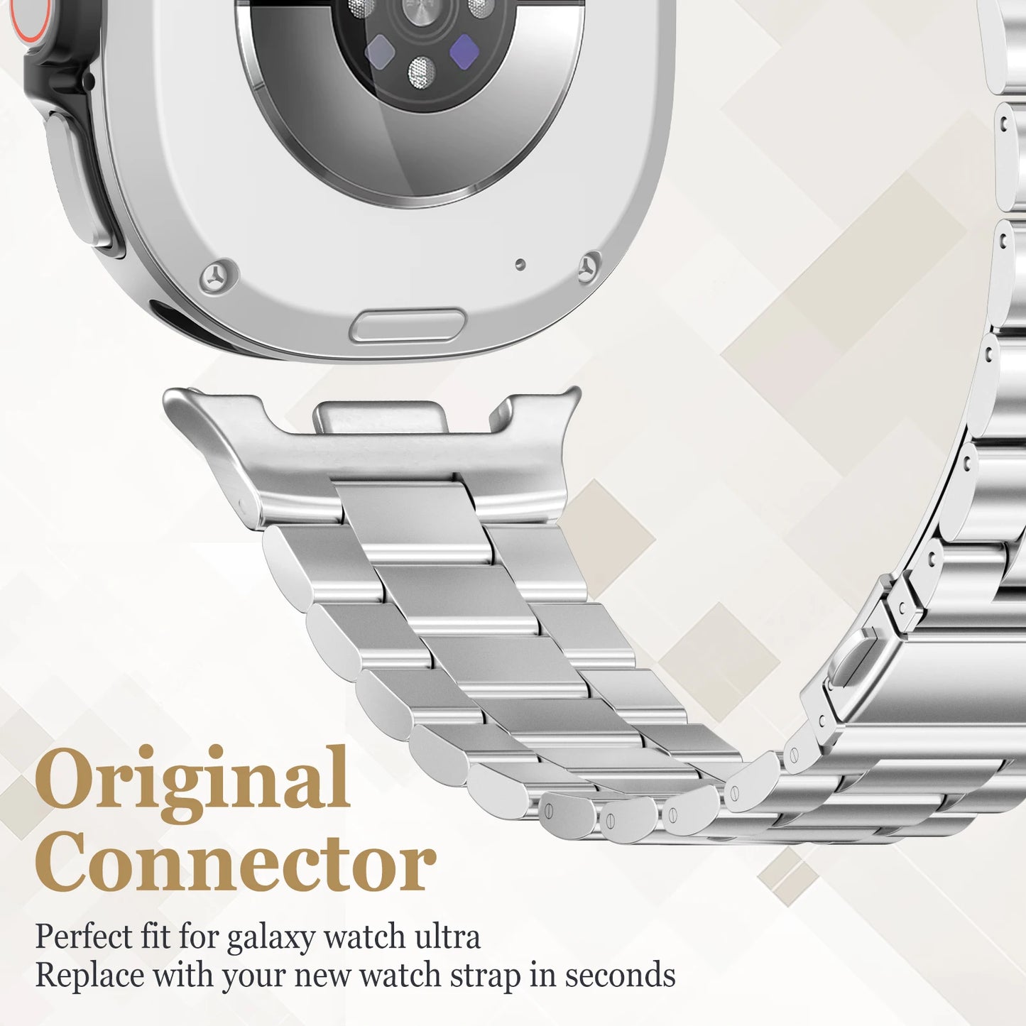 Stainless Steel Strap For Samsung Galaxy Watch 8 classic 46mm Metal Watchband Bracelet Correa For Samsung Watch 8 40mm 44mm band