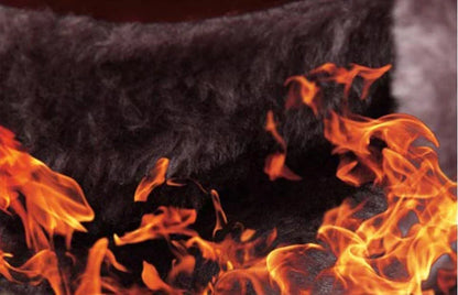 Mens Leather Winter Snow Boots With Fur Waterproof Ankle High Top